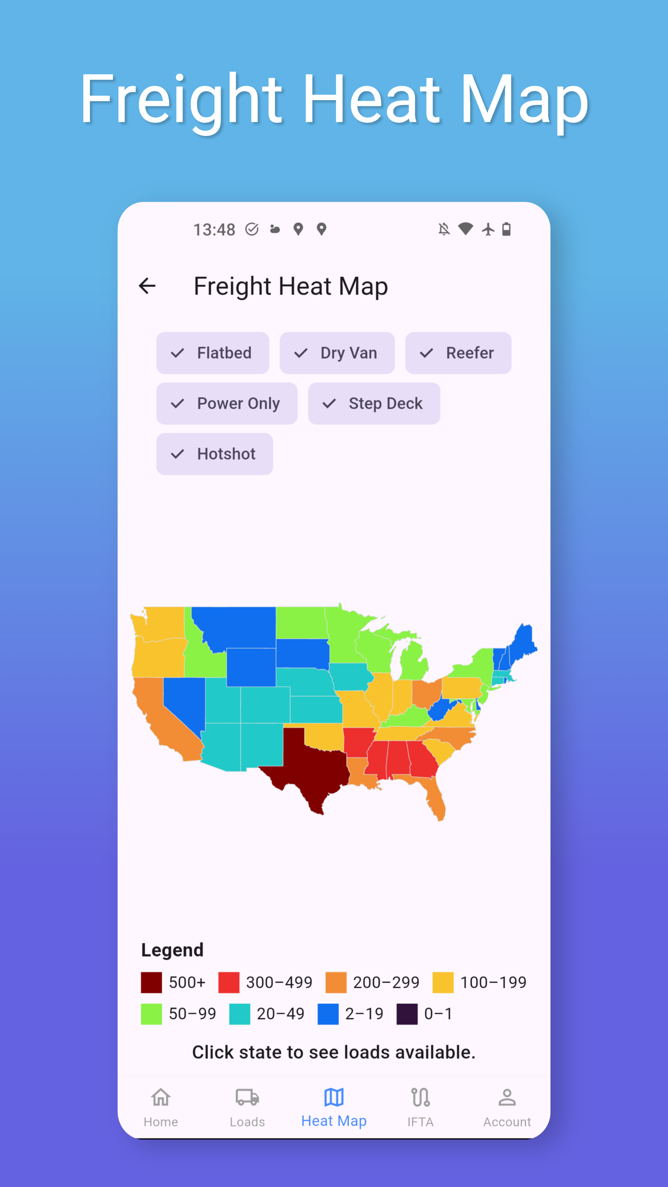 IFTA mileage calculator in Trulos app